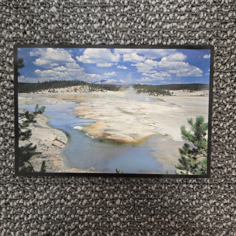 Norris Geyser Basin Yellowstone National Park Wyoming Postcard Unposted
